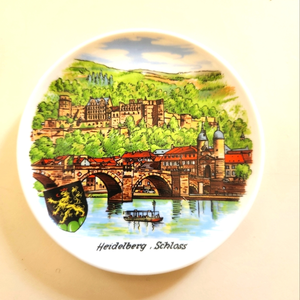 Decorative Saucer Dish Heidelberg Germany